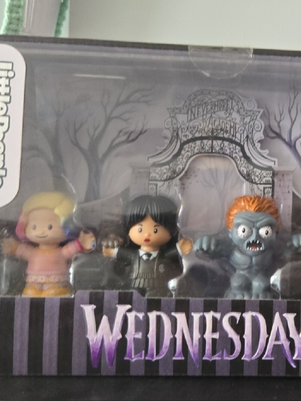 Little People Collector Wednesday Addams Figure Set - Purple/Black